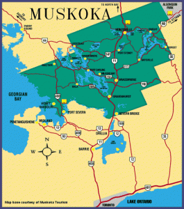 Map of Muskoka Region